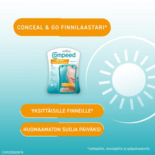 Lataa kuva Galleria-katseluun, Compeed Conceal &amp; Go Finnilaastari 15kpl